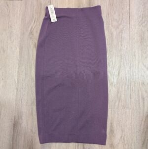 Wilfred NWT LIS Knit Pencil Skirt - Mauvish Purple - Size XXS